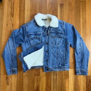 XS Denim Jacket w/ Sherpa Lining